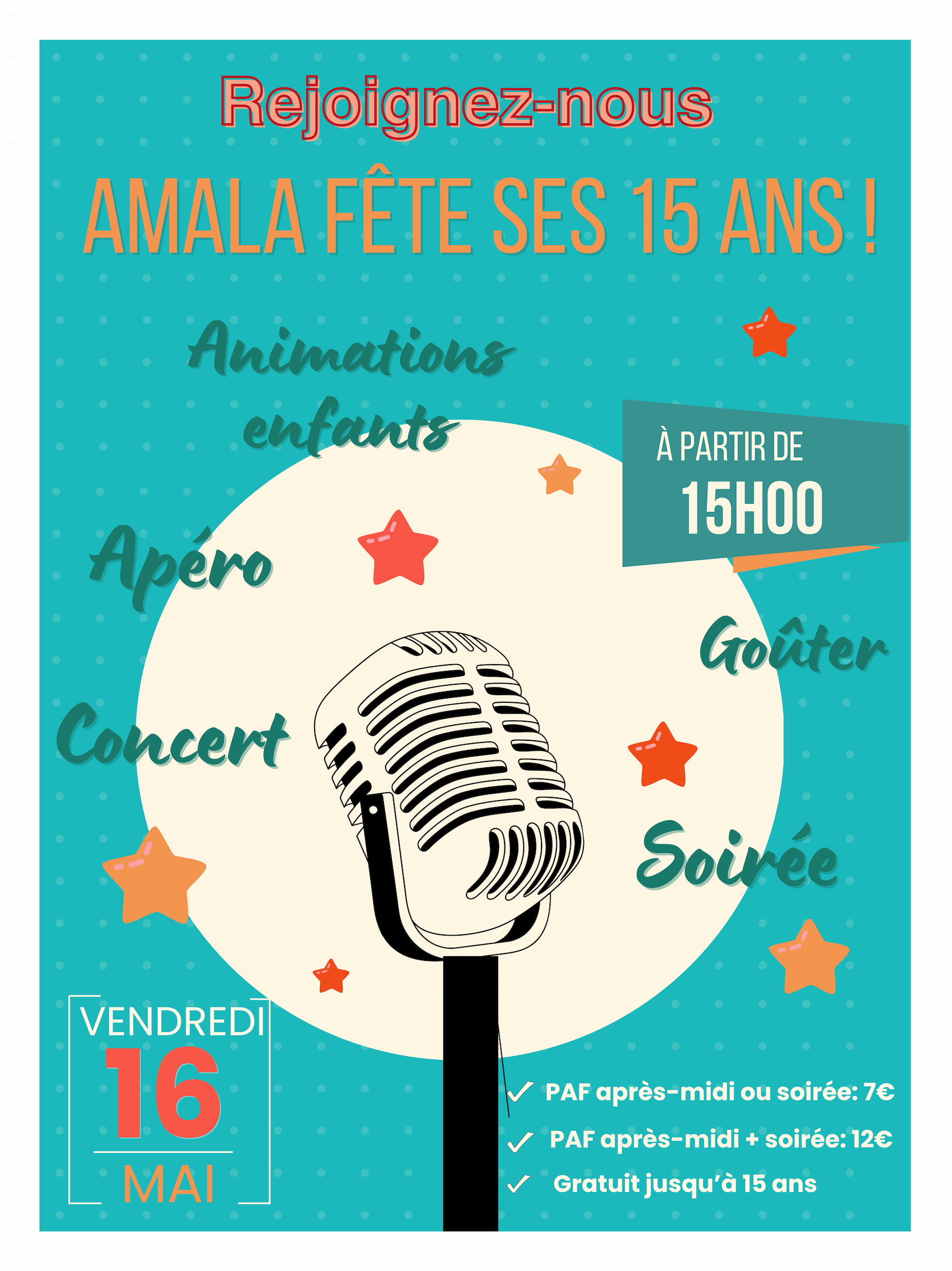 Amala fête ses 15 ans
